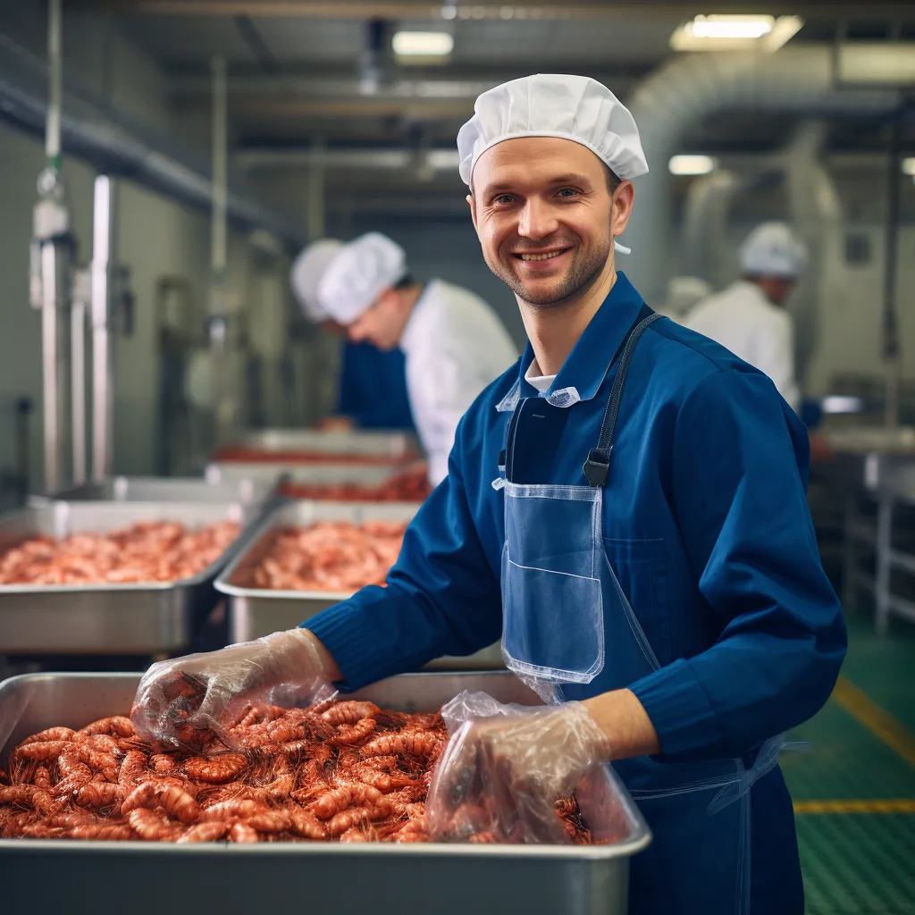 Пакування креветок